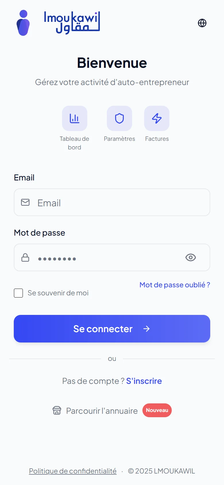 Creez votre compte